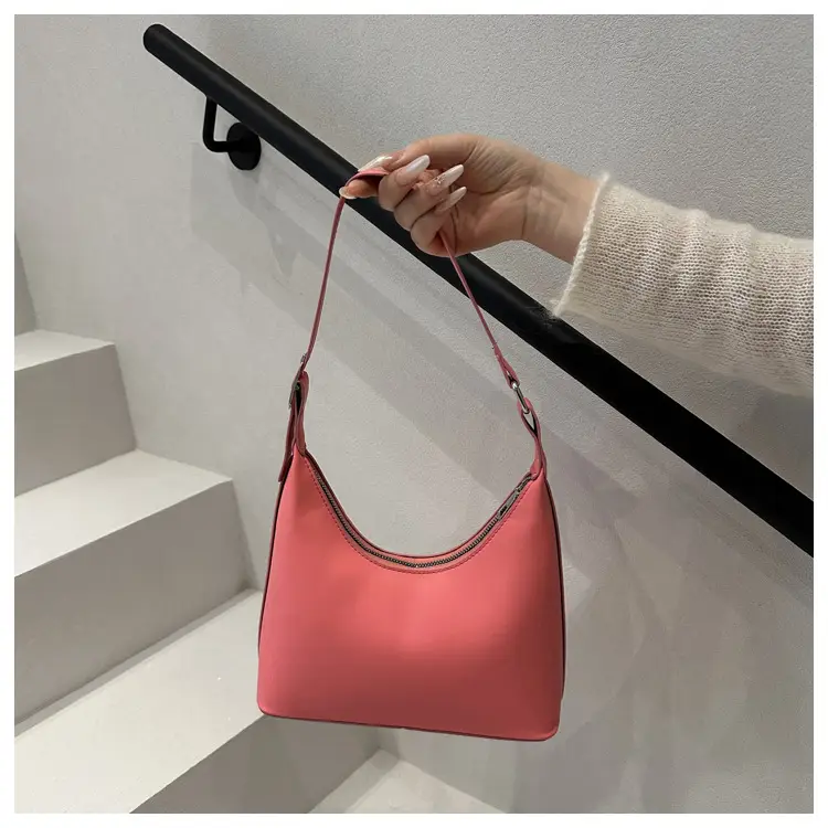 Pink One Shoulder Satchel Bag for Women — feature 19