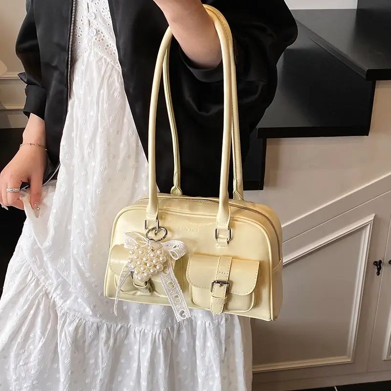 Korean Style Women's Leather Shoulder Bag 2026 - Image 12