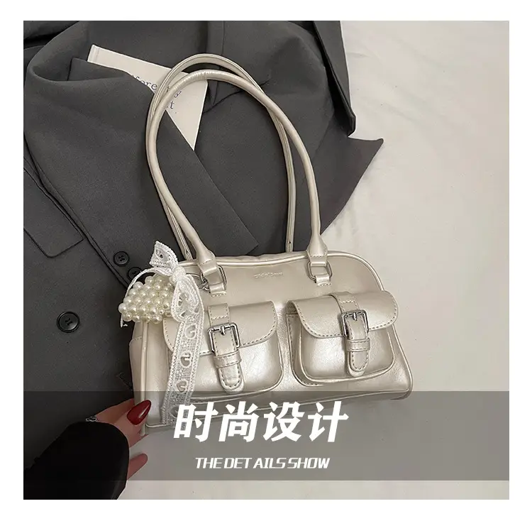 Korean Style Women's Leather Shoulder Bag 2026 — feature 12
