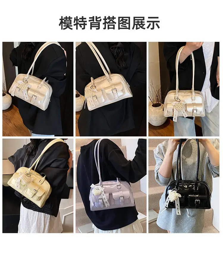Korean Style Women's Leather Shoulder Bag 2026 — feature 3