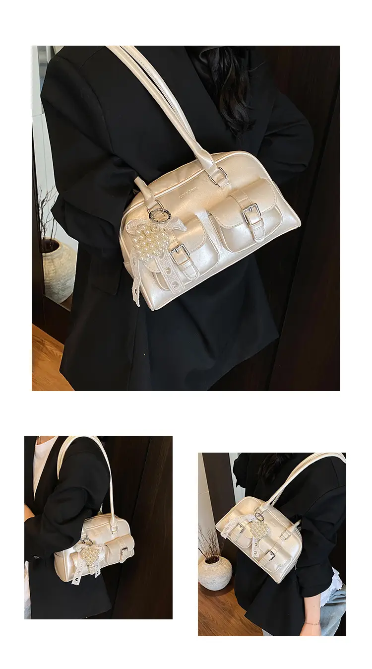 Korean Style Women's Leather Shoulder Bag 2026 — feature 4
