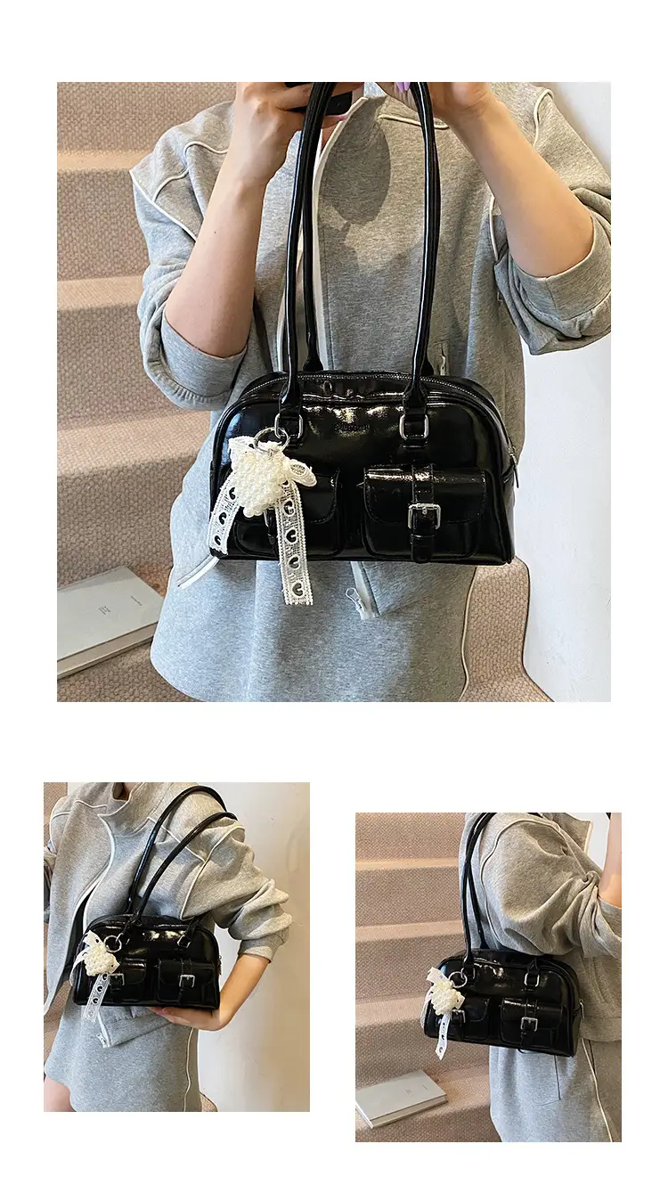 Korean Style Women's Leather Shoulder Bag 2026 — feature 7