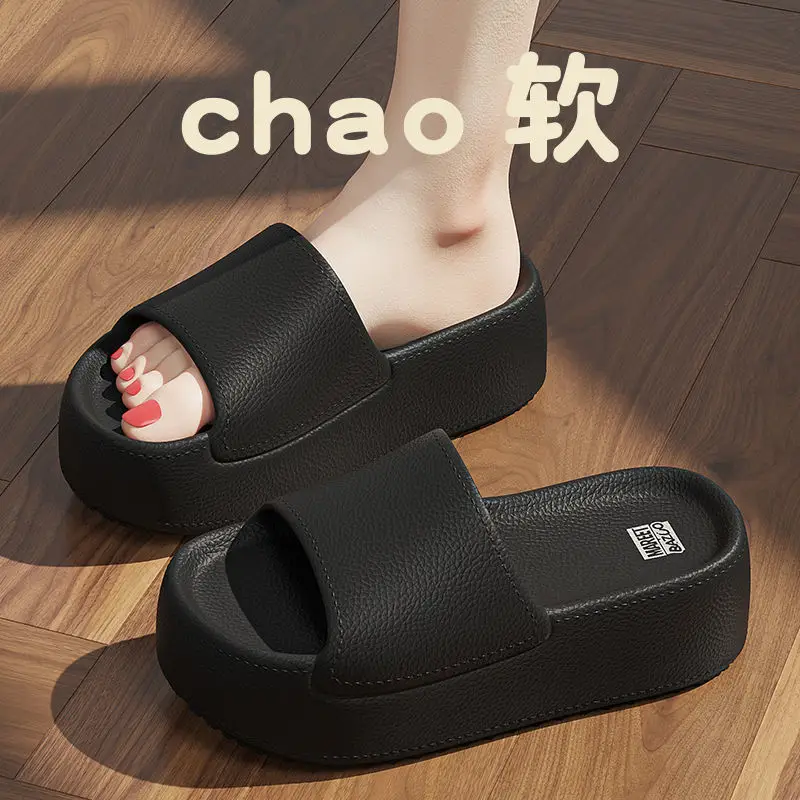 Women's 6.0cm Thick Non-Slip Sandals Pink Black - Image 5