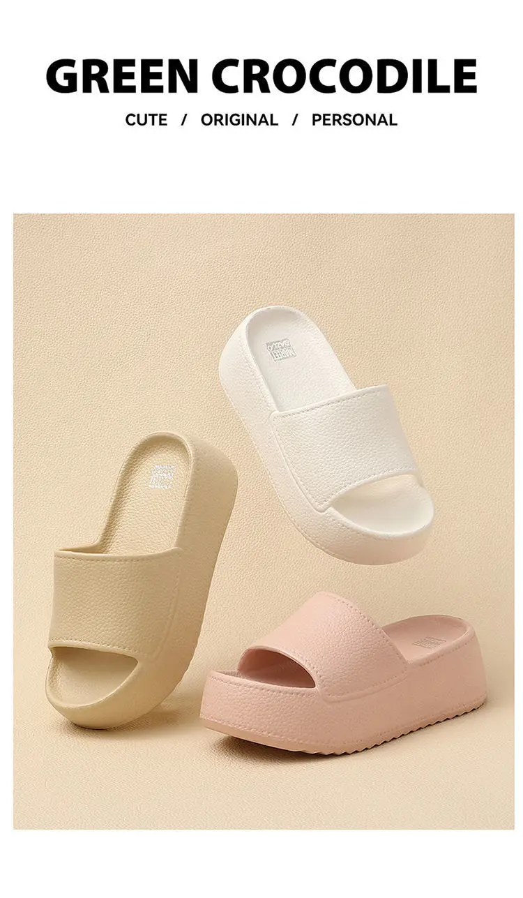 Women's 6.0cm Thick Non-Slip Sandals Pink Black — feature 10