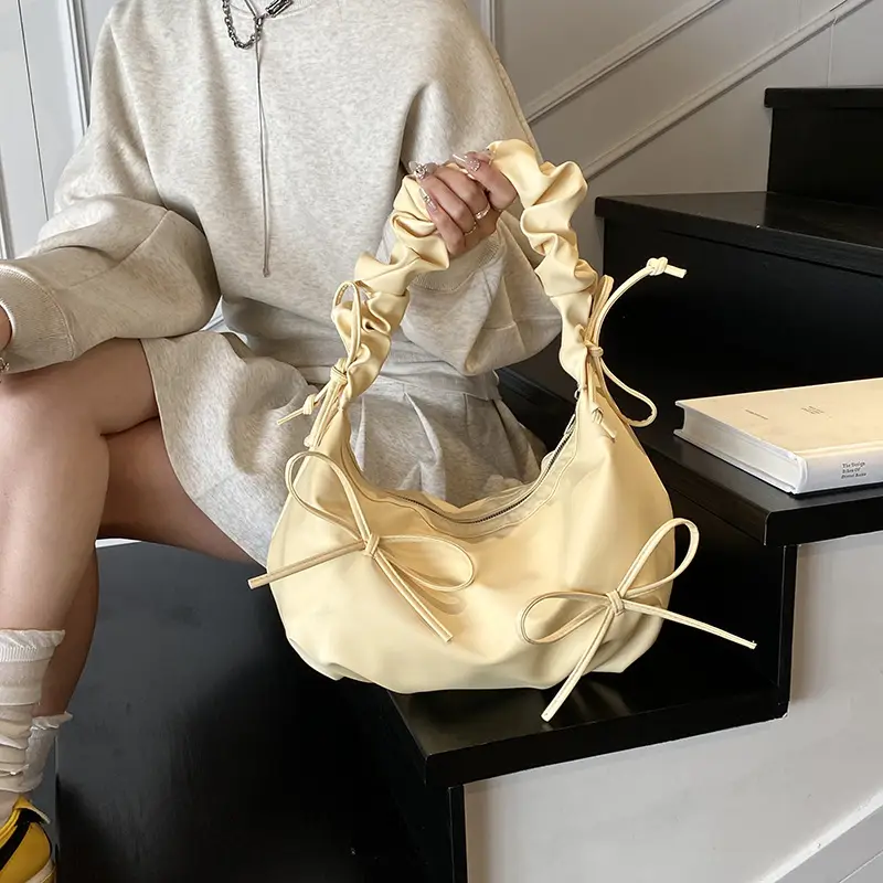 Pink Bow Shoulder Bag for Women 2025 - Image 8