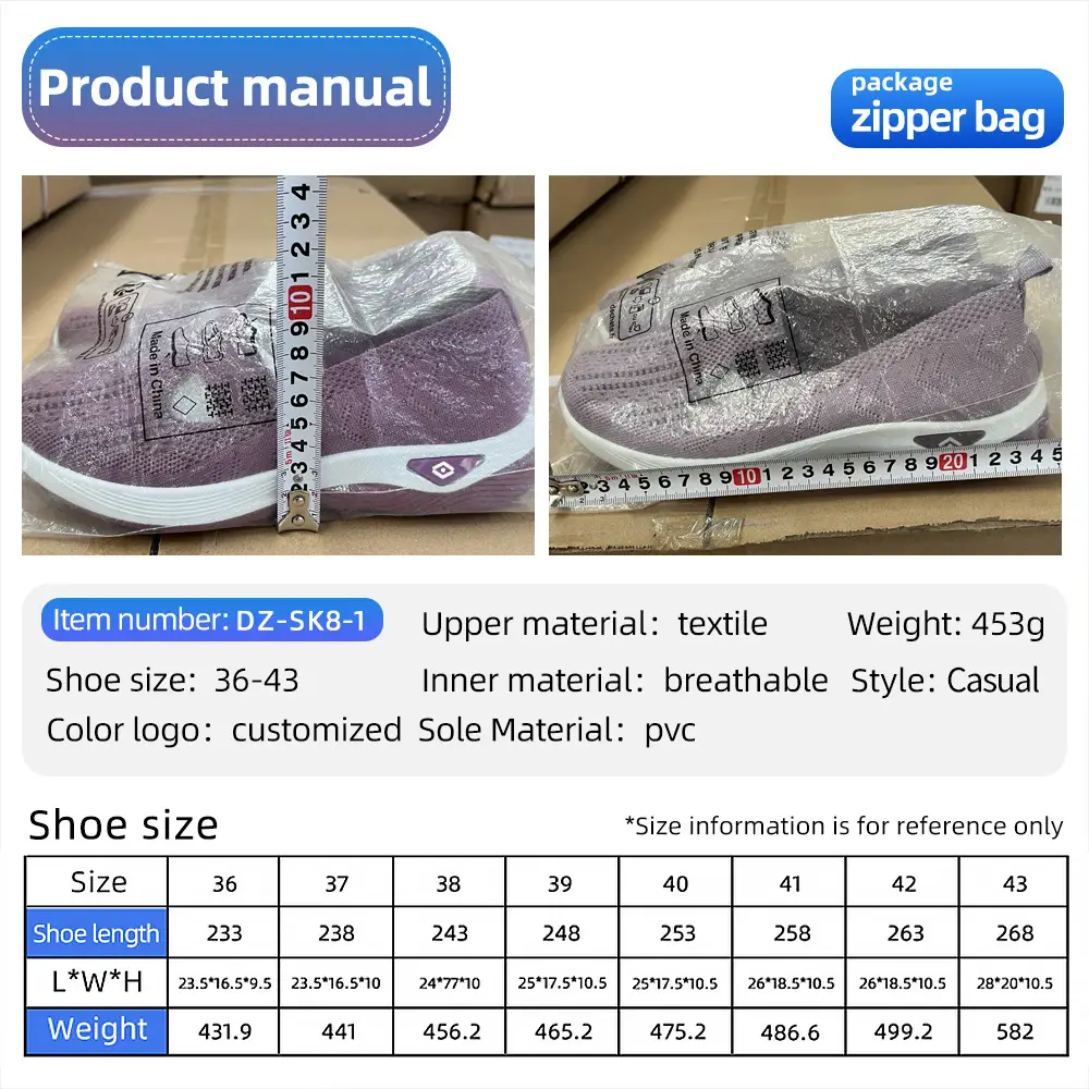 Women's Shoes with Soft Soles That Are Not Tiring for Feet in Summer, Cross-Border Shoes, Casual Shoes, Mother's Shoes, Mesh Breathable Walking Shoes - Image 19