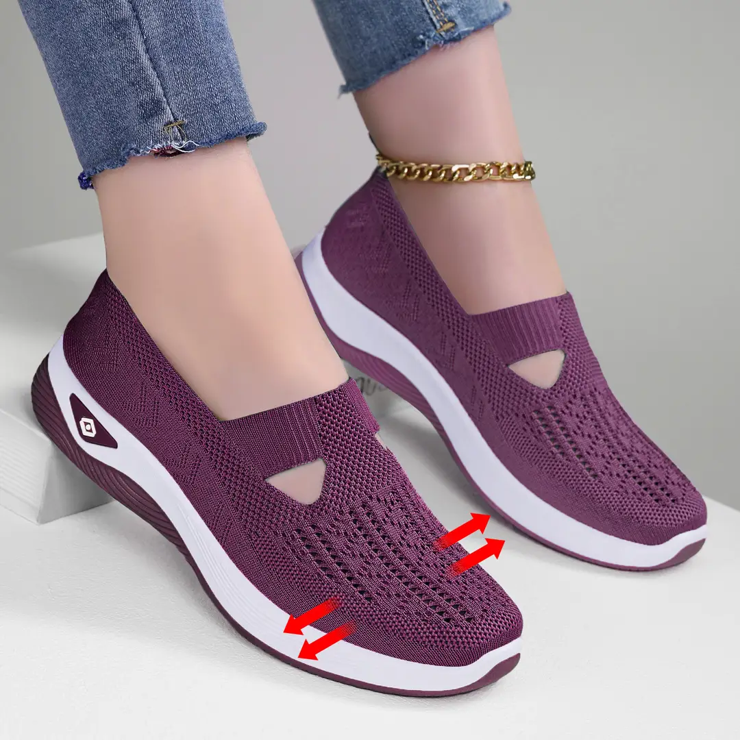 Women's Shoes with Soft Soles That Are Not Tiring for Feet in Summer, Cross-Border Shoes, Casual Shoes, Mother's Shoes, Mesh Breathable Walking Shoes — feature 11