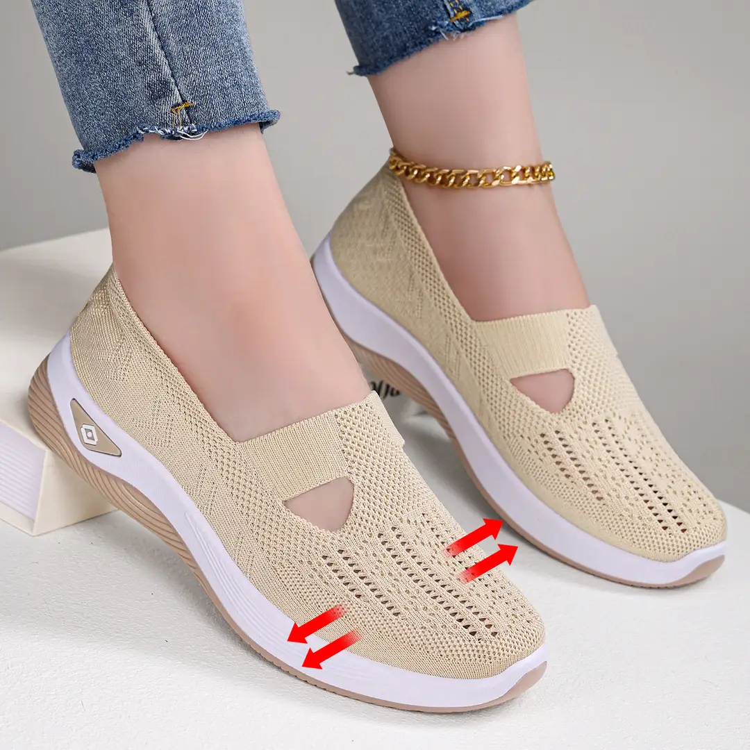 Women's Shoes with Soft Soles That Are Not Tiring for Feet in Summer, Cross-Border Shoes, Casual Shoes, Mother's Shoes, Mesh Breathable Walking Shoes — feature 12