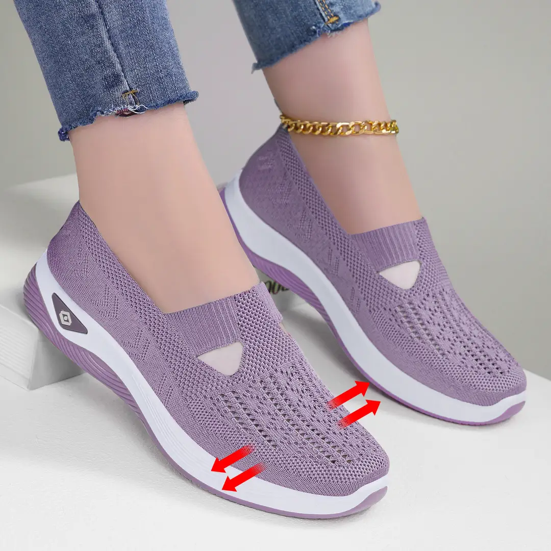 Women's Shoes with Soft Soles That Are Not Tiring for Feet in Summer, Cross-Border Shoes, Casual Shoes, Mother's Shoes, Mesh Breathable Walking Shoes — feature 14