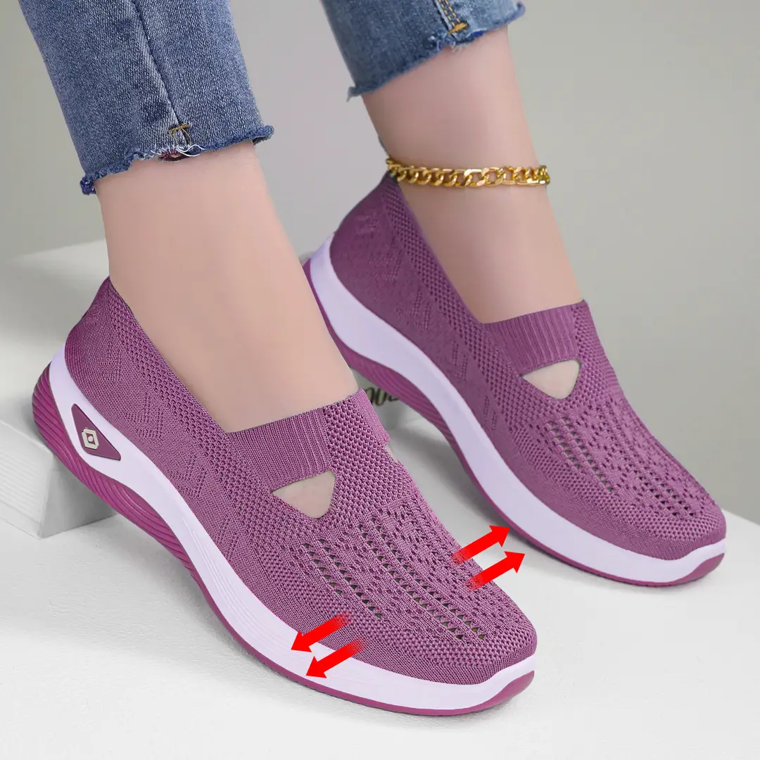 Women's Shoes with Soft Soles That Are Not Tiring for Feet in Summer, Cross-Border Shoes, Casual Shoes, Mother's Shoes, Mesh Breathable Walking Shoes — feature 15