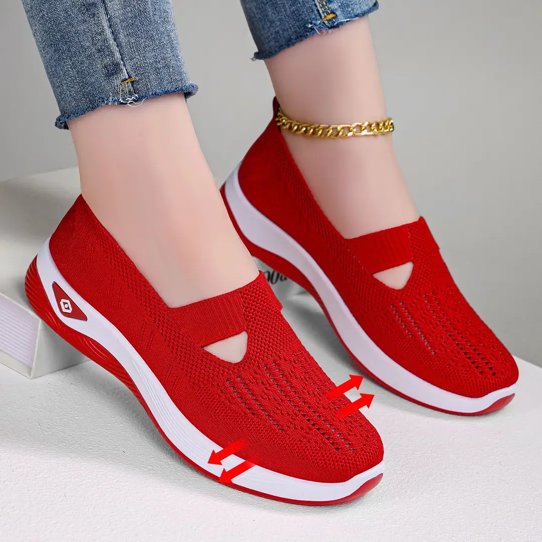 Women's Shoes with Soft Soles That Are Not Tiring for Feet in Summer, Cross-Border Shoes, Casual Shoes, Mother's Shoes, Mesh Breathable Walking Shoes — feature 17