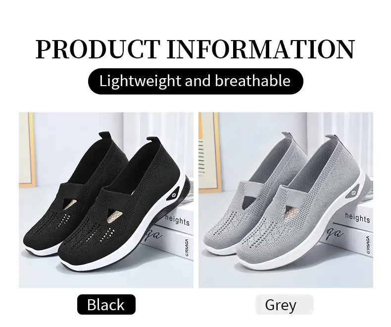 Women's Shoes with Soft Soles That Are Not Tiring for Feet in Summer, Cross-Border Shoes, Casual Shoes, Mother's Shoes, Mesh Breathable Walking Shoes — feature 19