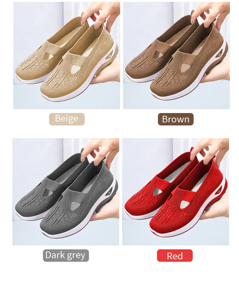 Women's Shoes with Soft Soles That Are Not Tiring for Feet in Summer, Cross-Border Shoes, Casual Shoes, Mother's Shoes, Mesh Breathable Walking Shoes — feature 21