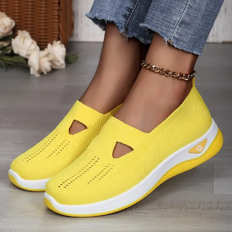 Women's Shoes with Soft Soles That Are Not Tiring for Feet in Summer, Cross-Border Shoes, Casual Shoes, Mother's Shoes, Mesh Breathable Walking Shoes - Image 13