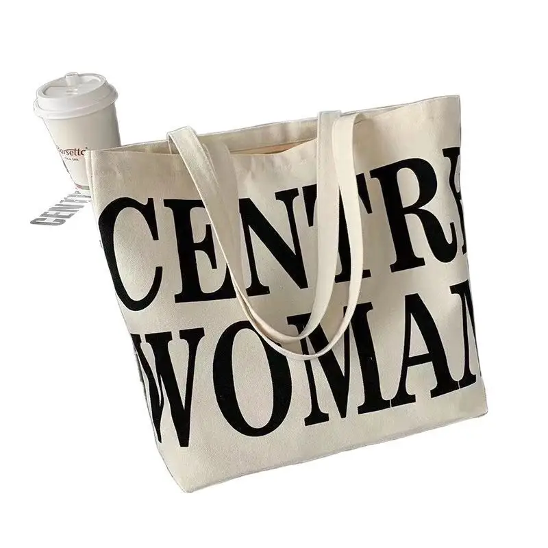 Centre VOMAN Canvas Tote Bag Large Capacity 2024 - Image 7