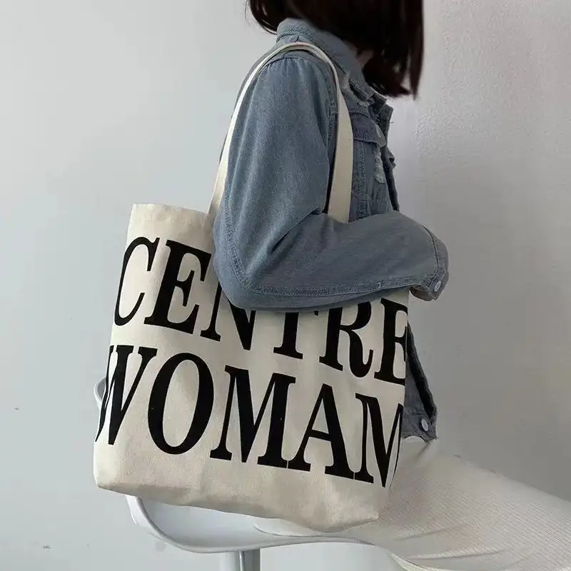 Centre VOMAN Canvas Tote Bag Large Capacity 2024 — feature 5