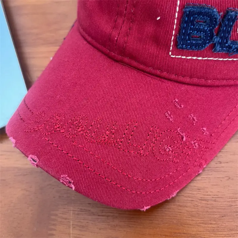 Korean Embroidered Black Letter Cap All Match — feature 19