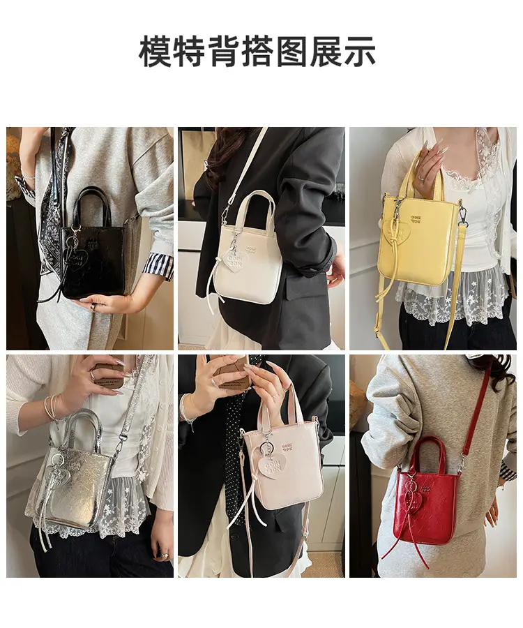 Women's Cream Textured Bucket Bag 2025 Summer — feature 10
