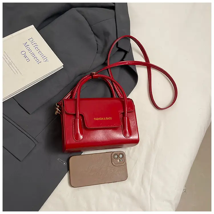 Red Minimalist Square Handbag for Women 2026 — feature 42