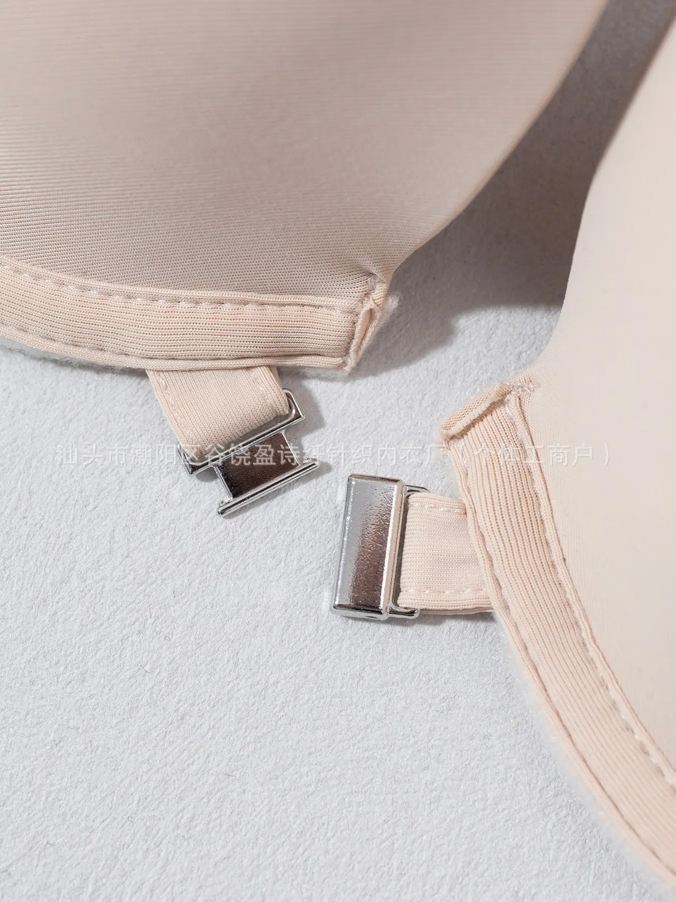 Cross Body Bra with Buckle & Lace Design — feature 9