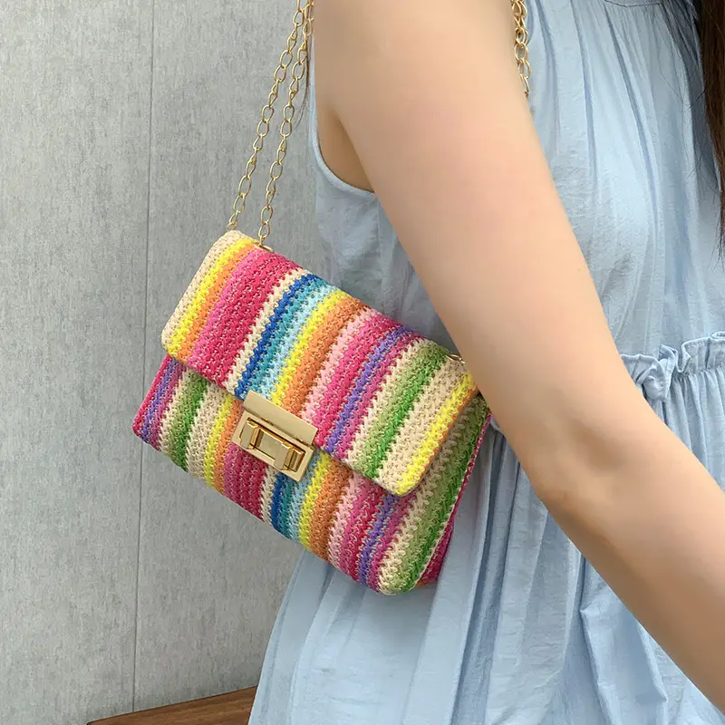 2025 New Style Korean Straw Crossbody Bags for Women - Image 12
