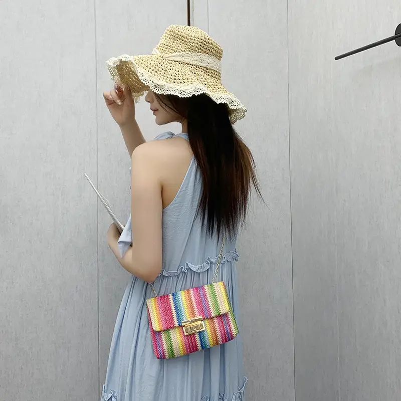 2025 New Style Korean Straw Crossbody Bags for Women - Image 13