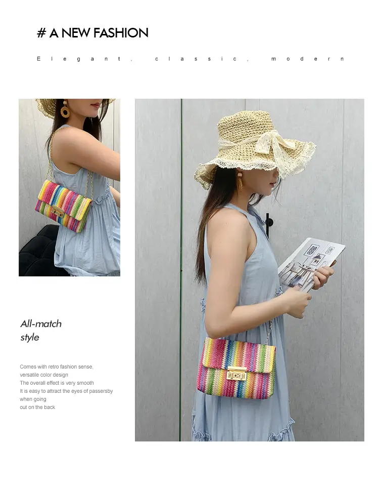 2025 New Style Korean Straw Crossbody Bags for Women — feature 11