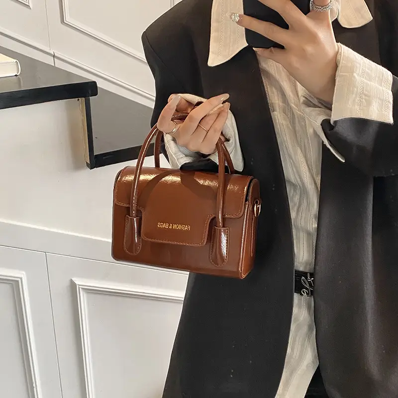 Silver Minimalist Shoulder Crossbody Bag for Women 2025 - Image 9