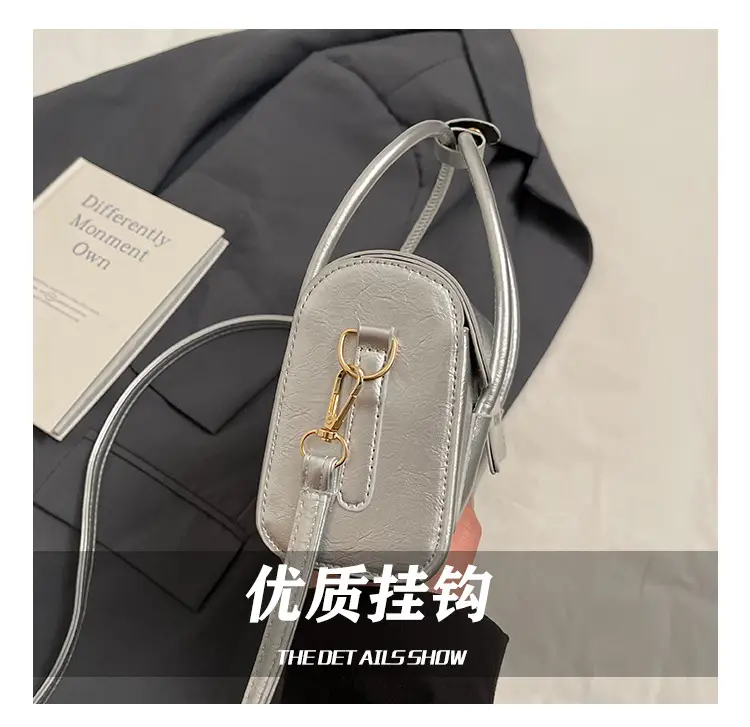 Silver Minimalist Shoulder Crossbody Bag for Women 2025 — feature 7