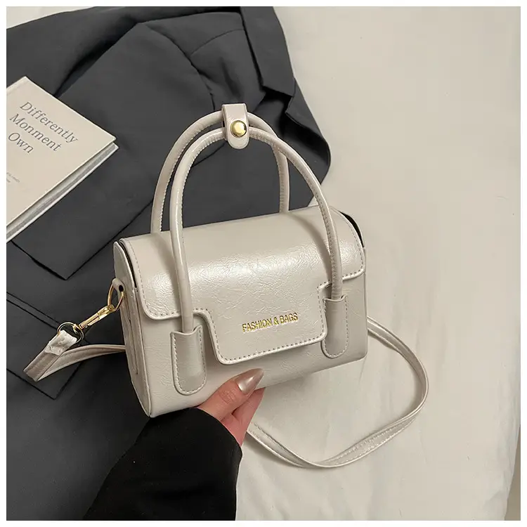 Silver Minimalist Shoulder Crossbody Bag for Women 2025 - Image 2