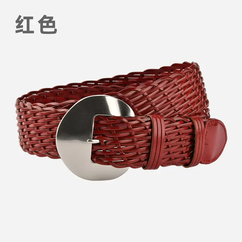 Ethnic Style Vintage Woven Belt for Women - Image 2