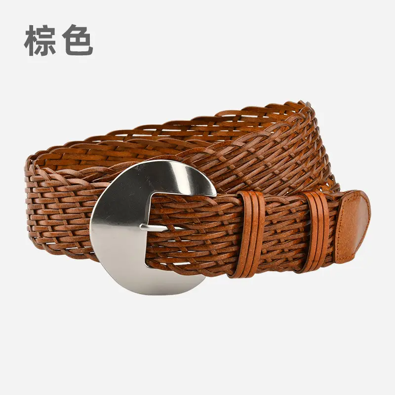 Ethnic Style Vintage Woven Belt for Women - Image 6