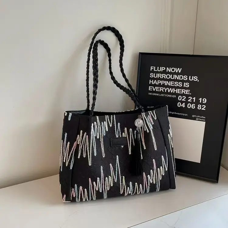 Pink Iridescent Tote Bag for Women Summer Commute — feature 11
