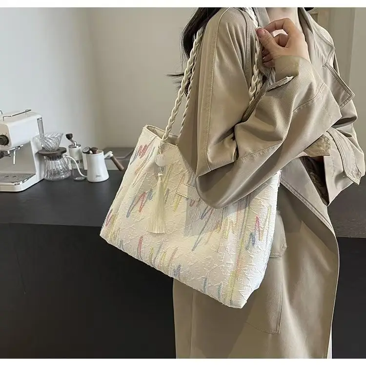Pink Iridescent Tote Bag for Women Summer Commute — feature 12