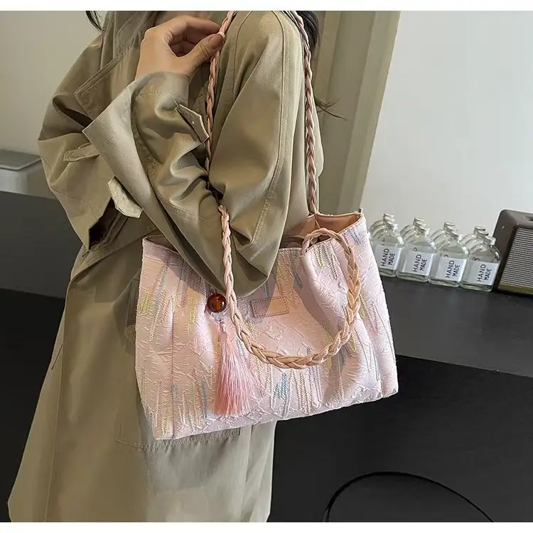 Pink Iridescent Tote Bag for Women Summer Commute — feature 13