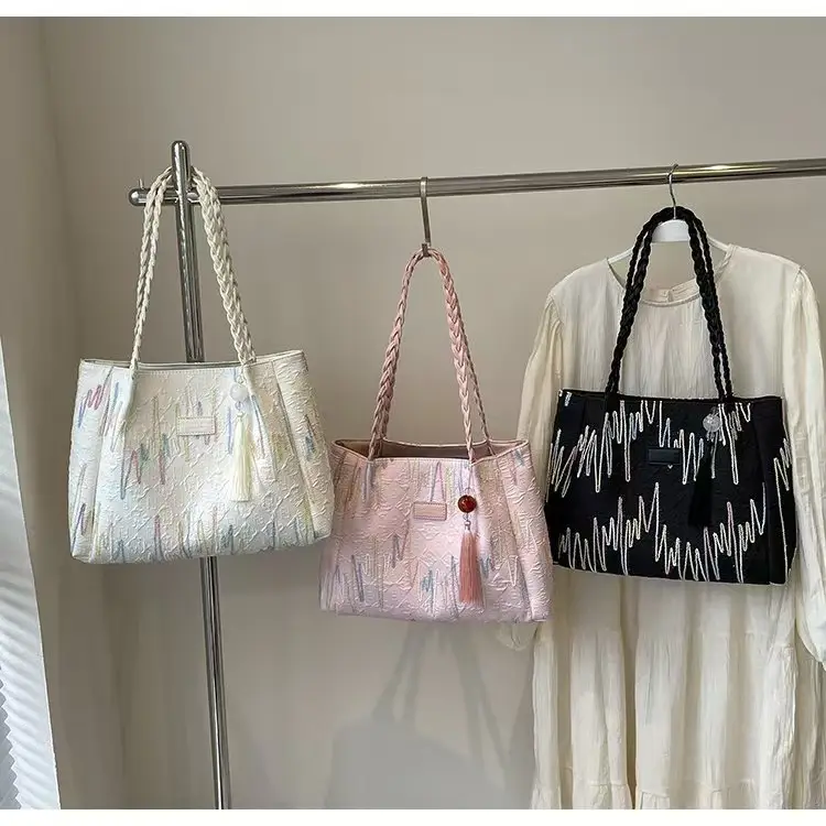 Pink Iridescent Tote Bag for Women Summer Commute — feature 9