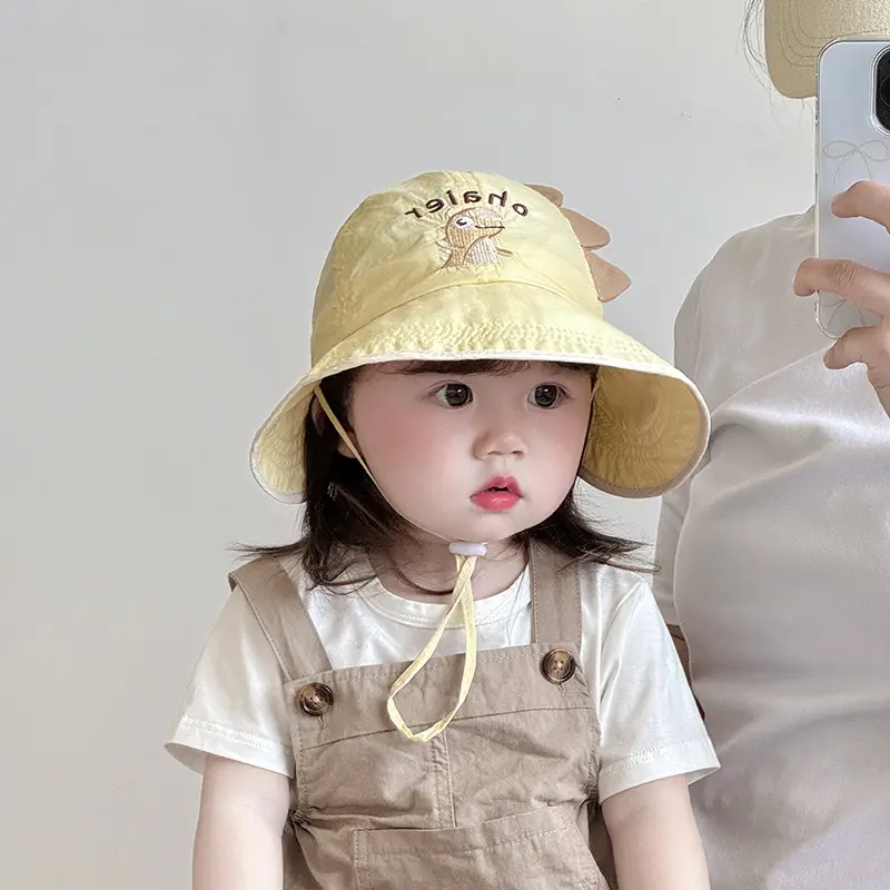 Baby's Cartoon Sun Hat with Dinosaur Design — feature 2