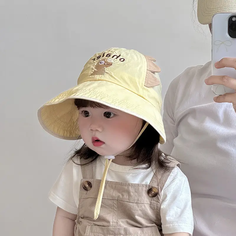 Baby's Cartoon Sun Hat with Dinosaur Design — feature 3