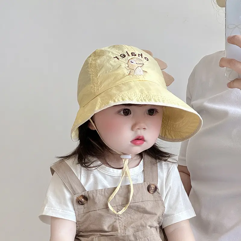 Baby's Cartoon Sun Hat with Dinosaur Design — feature 5