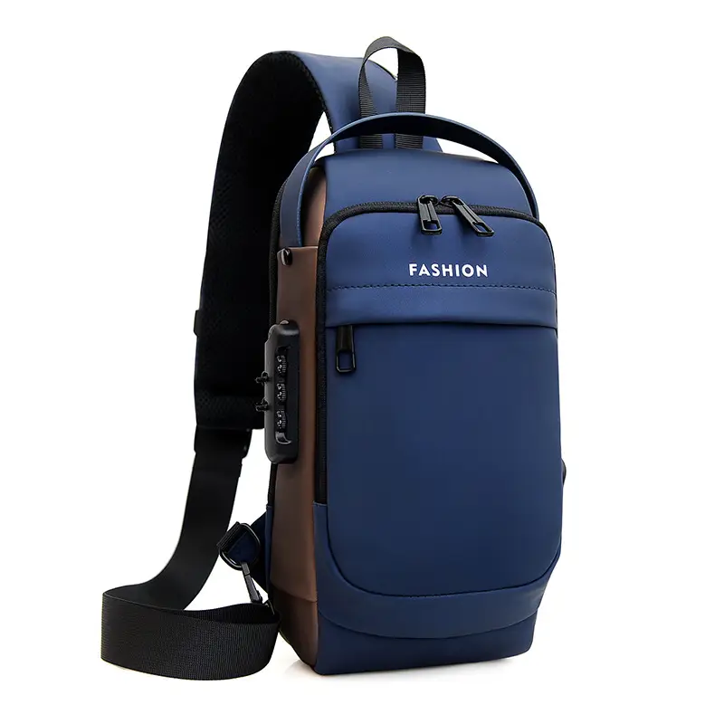 Men's Multifunctional Anti-Theft Lock Crossbody Bag - Image 7