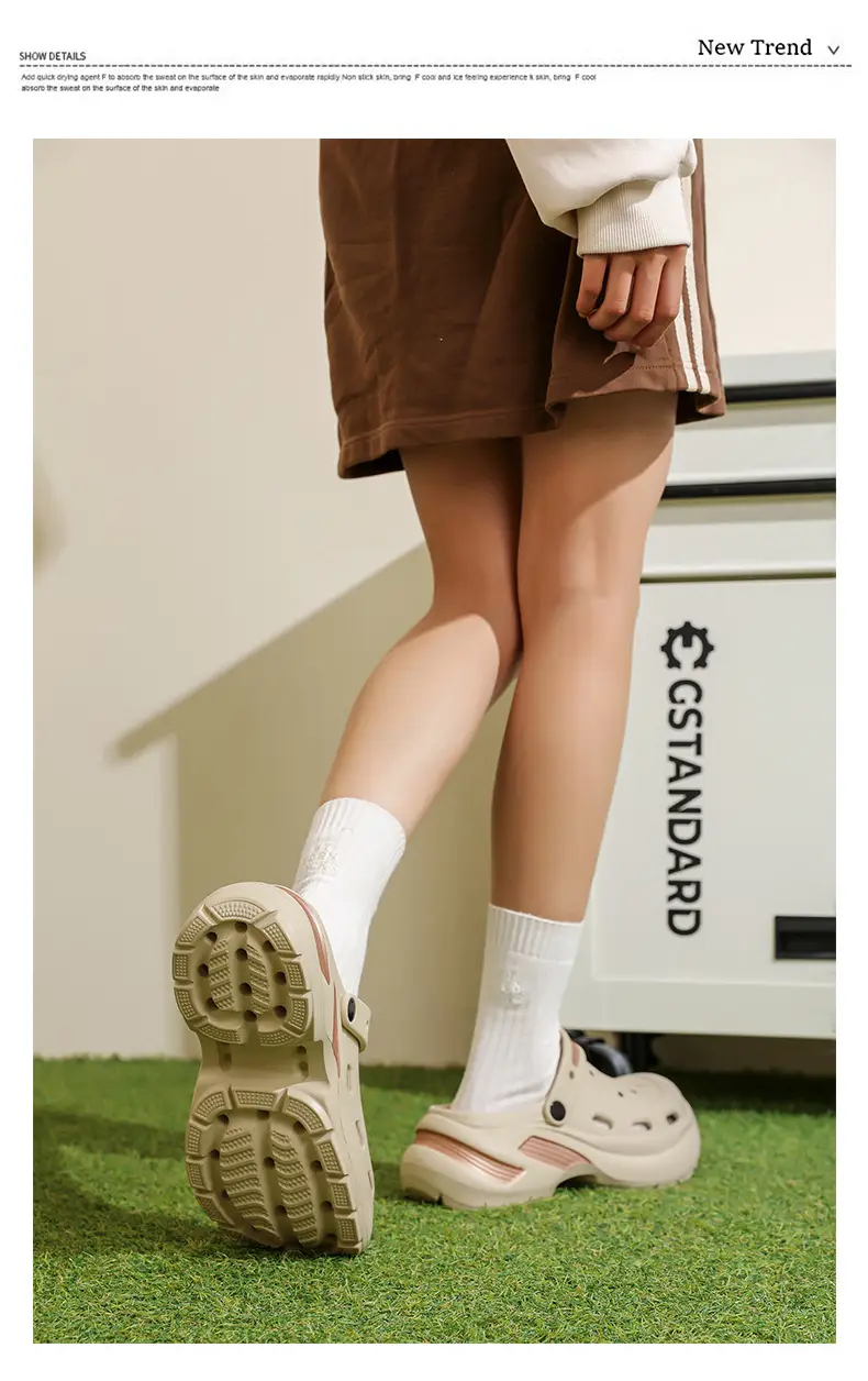 Thick-soled Baotou Women's Summer Wear-resistant Height-increasing Sandals Exterior Wear EVA Breathable Non-slip Deodorant Beach Hole Shoes — feature 14