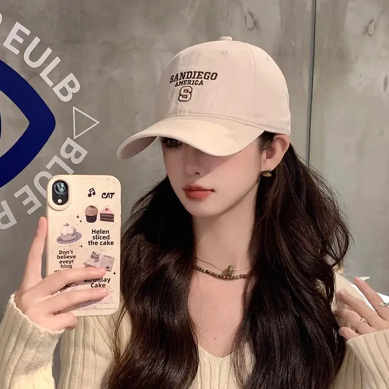 Women's Brown Sandego Embroidered Baseball Cap - Image 10