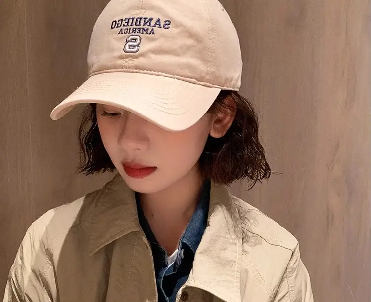 Women's Brown Sandego Embroidered Baseball Cap — feature 3