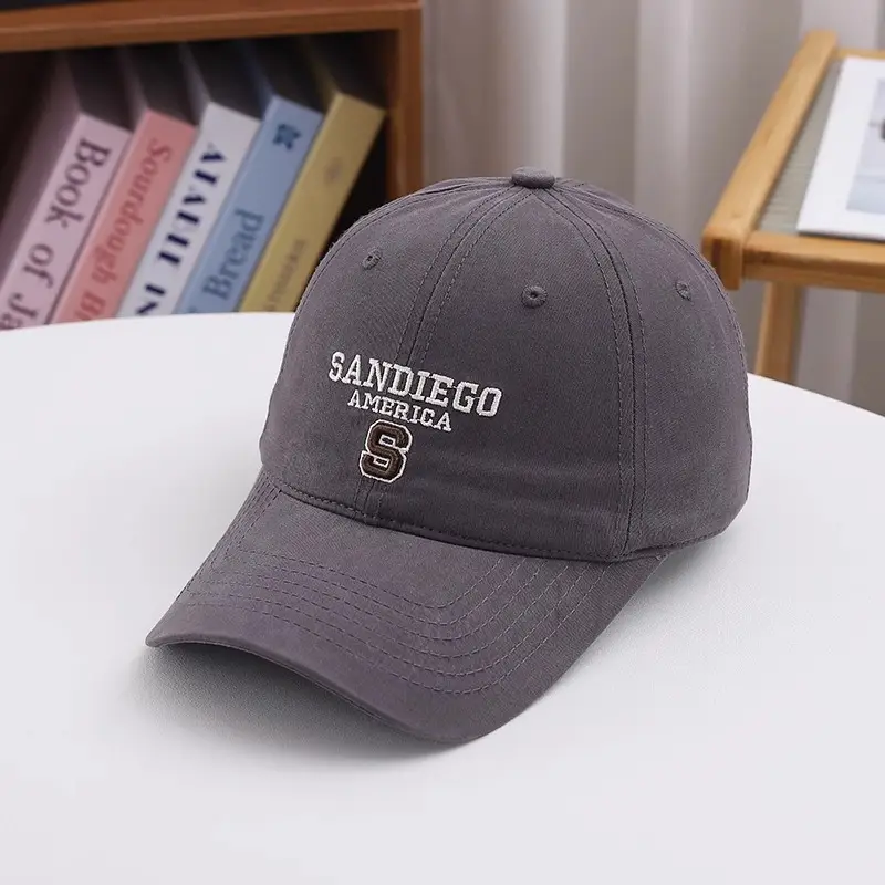 Women's Brown Sandego Embroidered Baseball Cap - Image 2