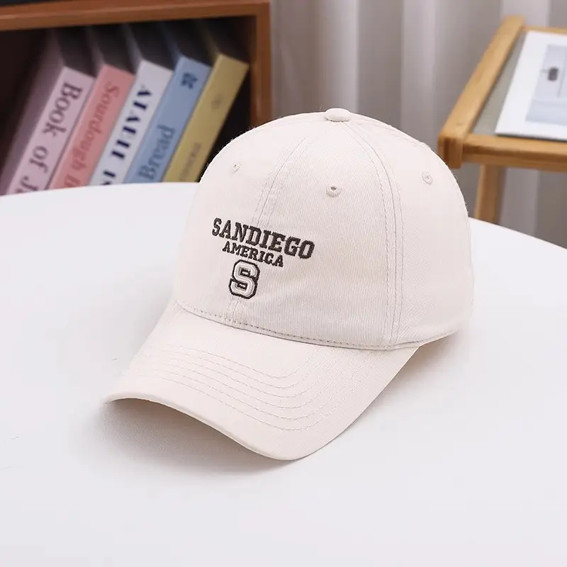 Women's Brown Sandego Embroidered Baseball Cap - Image 4