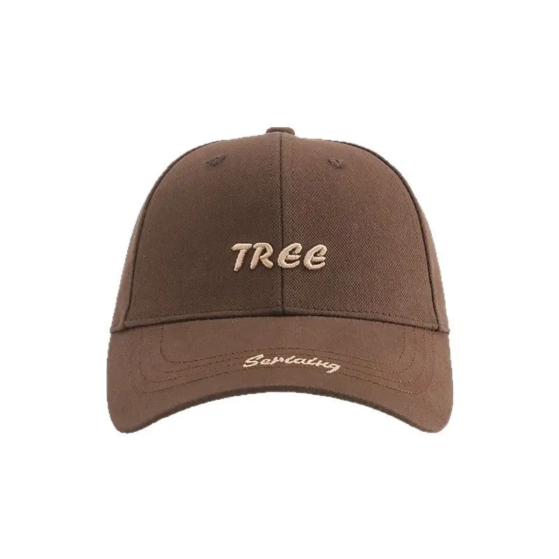 Pink Tree Embroidered Baseball Cap for Men