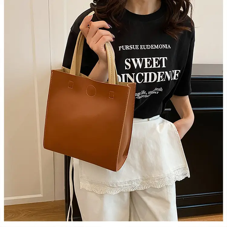 White Leather Shoulder Bag for Girls 2025 Spring — feature 14