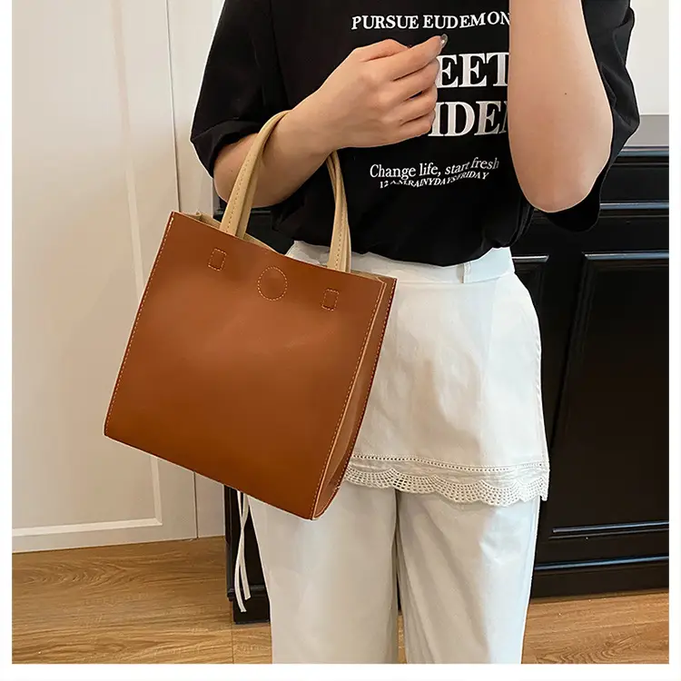 White Leather Shoulder Bag for Girls 2025 Spring — feature 15
