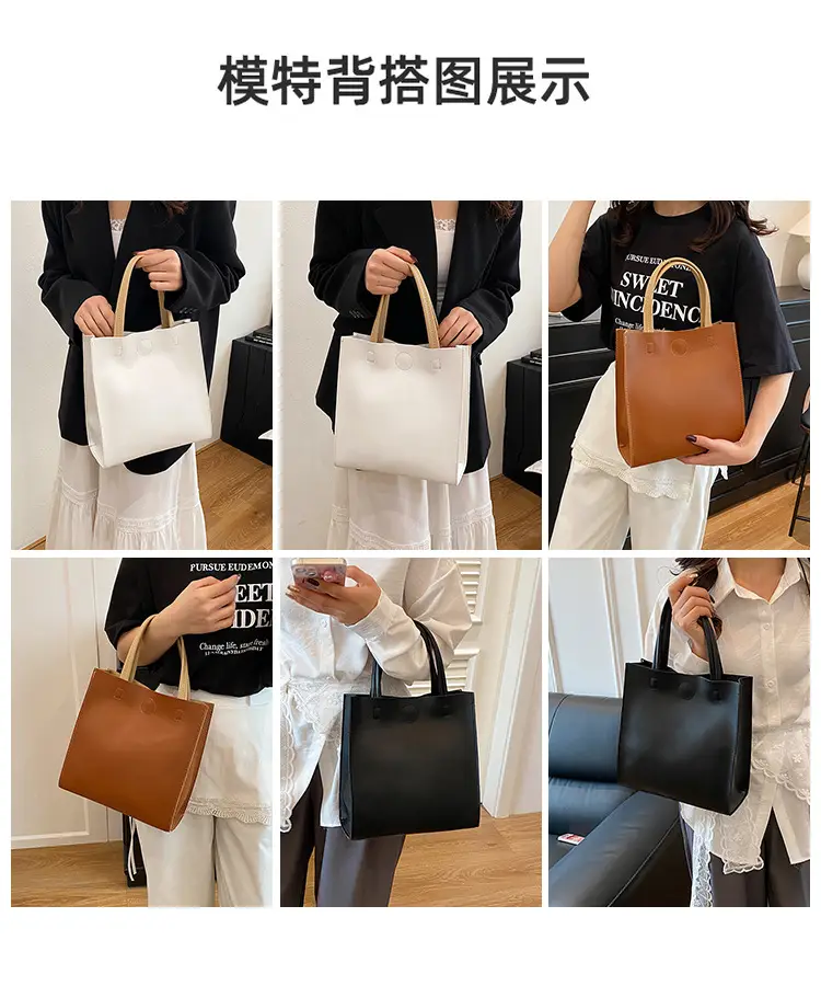 White Leather Shoulder Bag for Girls 2025 Spring — feature 2