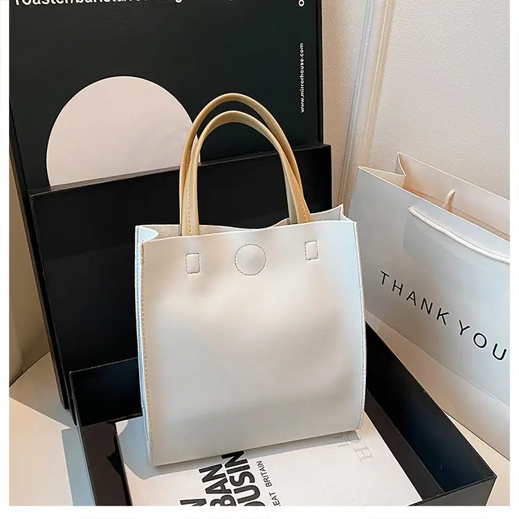 White Leather Shoulder Bag for Girls 2025 Spring — feature 22